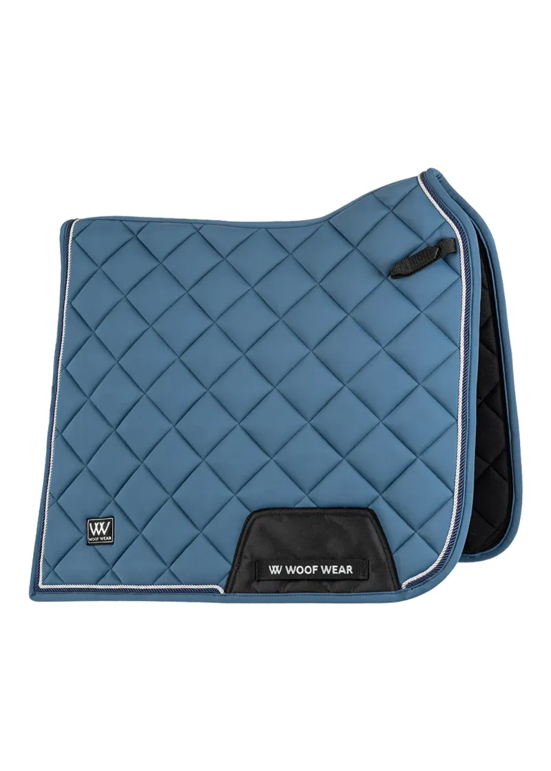 Woof Wear Vision Aura Dressage Saddle Pad - Petrol Blue Full