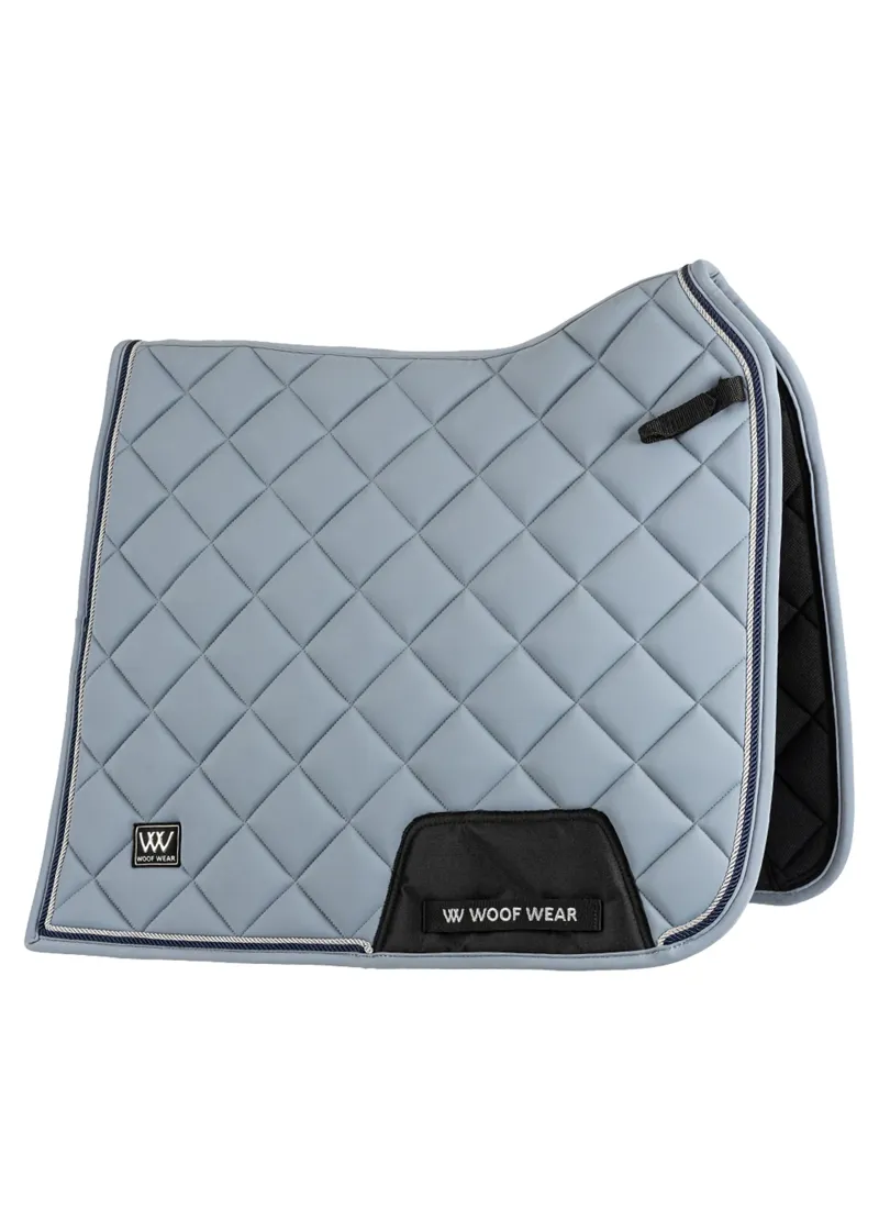 Woof Wear Vision Aura Dressage Saddle Pad - Steel Blue Full