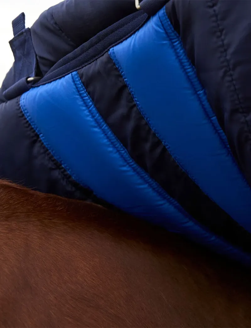 WeatherBeeta ComFiTec Ultra 220g Turnout Detach-A-Neck Rug - Navy-10