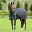 WeatherBeeta ComFiTec Plus Dynamic II 100g Detach-A-Neck Turnout Rug - Grey