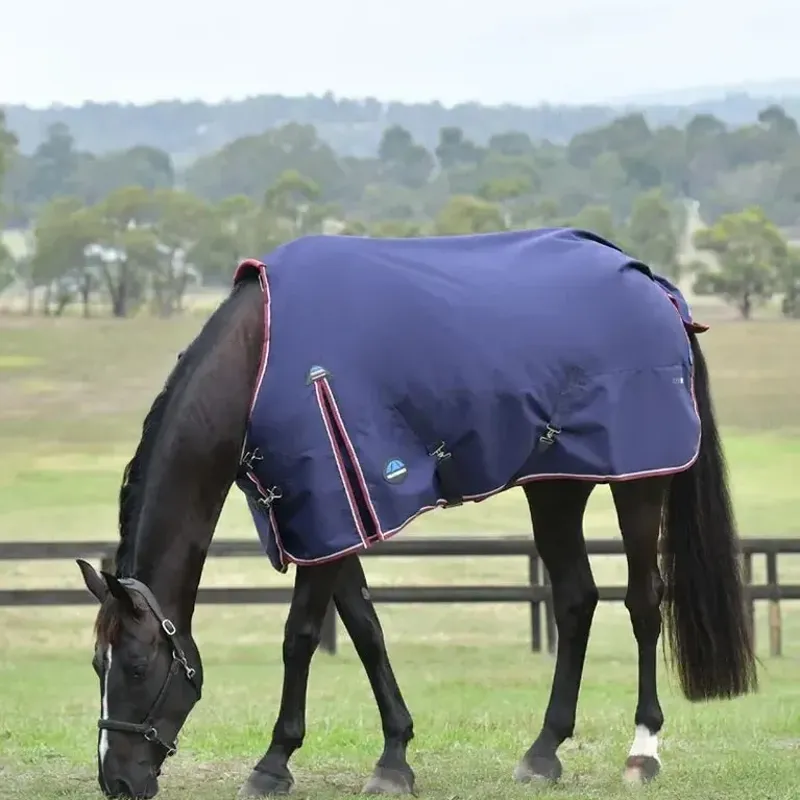 WeatherBeeta ComFiTec 50g Essential Turnout Rug - Navy/Burgundy