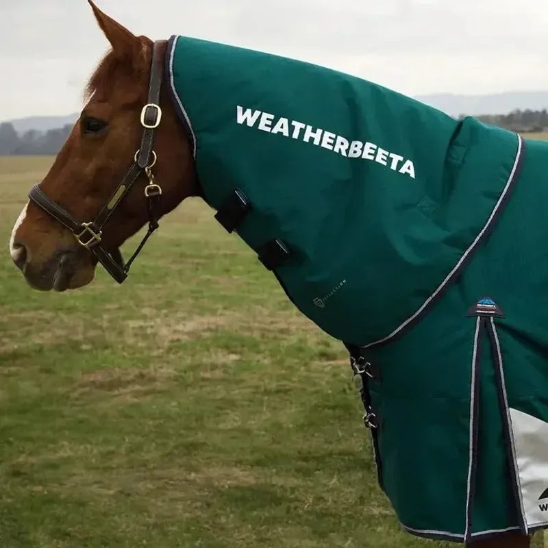 WeatherBeeta ComFiTec Plus 220G Dynamic Turnout Rug Neck Cover - Forest Green