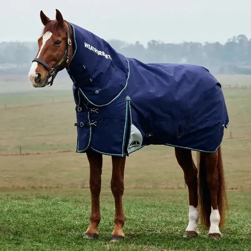 WeatherBeeta ComFiTec Plus Dynamic Turnout 0G Detach-A-Neck Rug- Navy