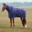 WeatherBeeta ComFiTec Tyro Turnout 220g Combo Neck Rug - Navy/Charcoal 