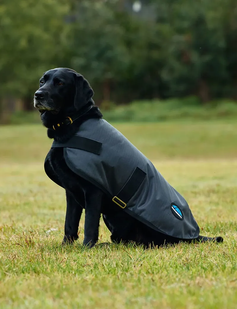 WeatherBeeta ComFiTec Classic Waterproof Dog Coat - Charcoal-2