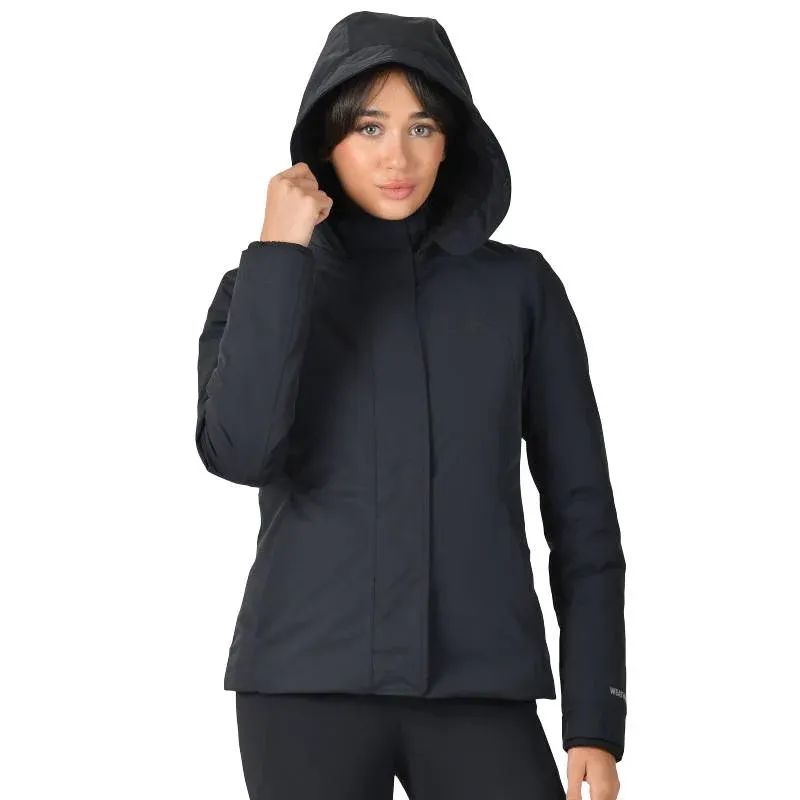 WeatherBeeta Protect Waterproof Ladies Jacket With High Neck - Navy -1