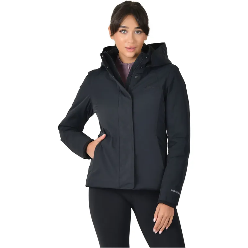 WeatherBeeta Protect  Waterproof Jacket With High Neck Ladies - Black