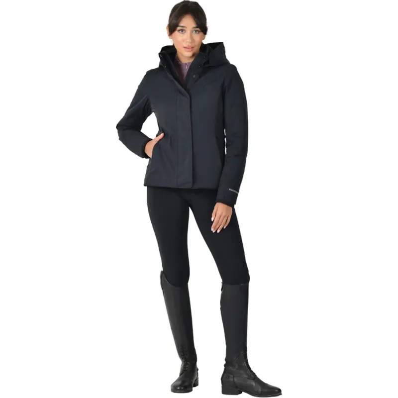 WeatherBeeta Protect  Waterproof Jacket With High Neck Ladies - Black-2