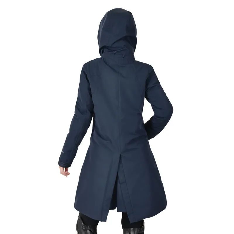 WeatherBeeta All Purpose Waterproof Longline Ladies Jacket - Navy-2