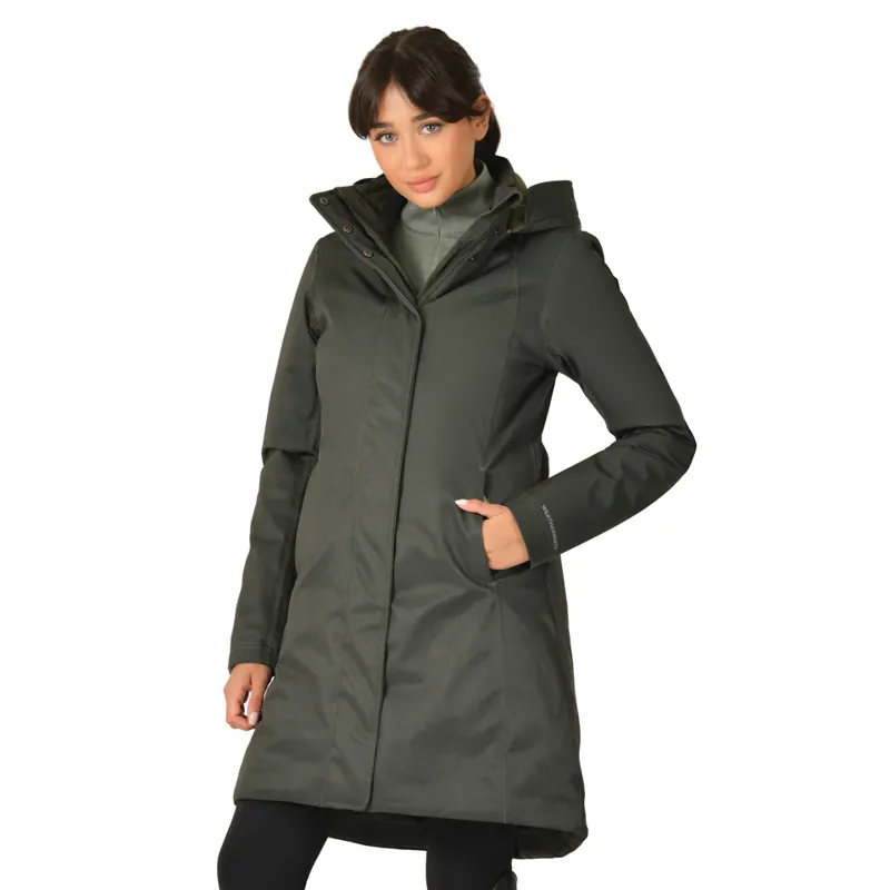 WeatherBeeta All Purpose Waterproof Longline Ladies Jacket - Midnight Green