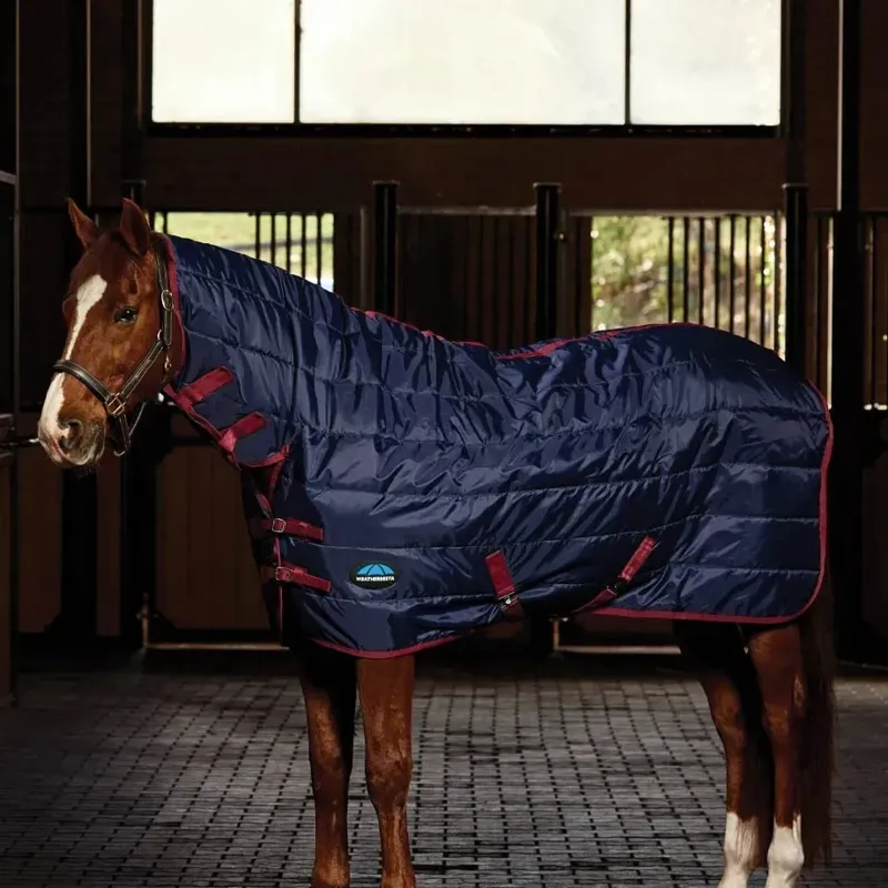 WeatherBeeta 100G Stable Rug Combo - Navy/Burgundy 