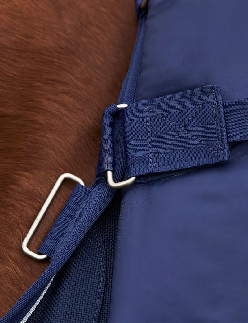 WeatherBeeta ComFiTec Ultra 220g Turnout Detach-A-Neck Rug - Navy-11