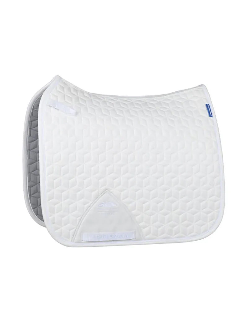 WeatherBeeta Suede Elite Air-Tec Dressage Saddle Pad - White