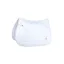 WeatherBeeta Satin Luxe Air-Tec Euro Jump Shaped Saddle Pad - White