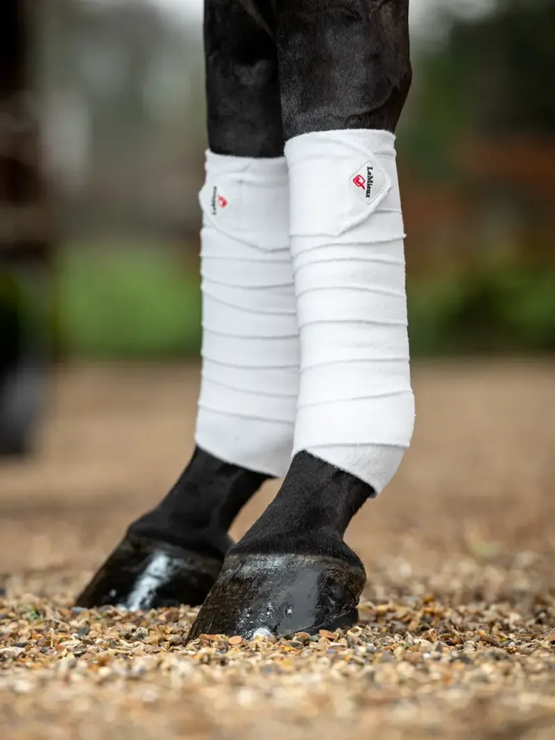 LeMieux Classic Polo Bandages - White-1