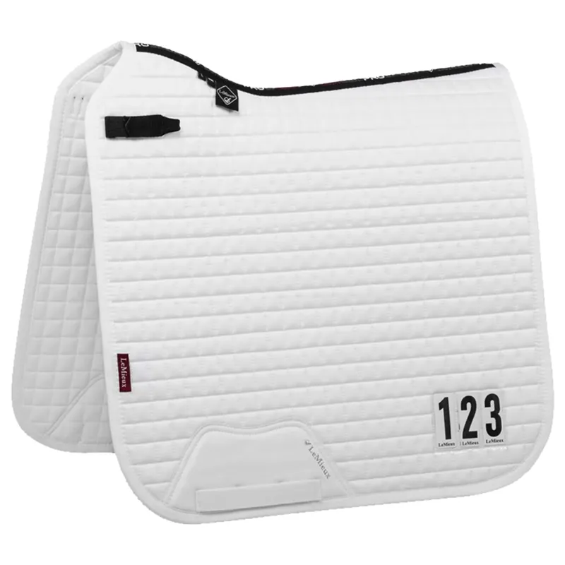 LeMieux Cotton Dressage Competition Square - White