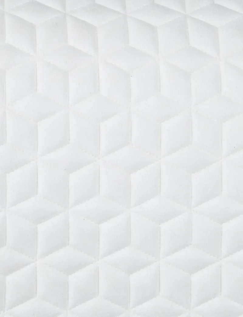 WeatherBeeta Suede Elite Air-Tec Dressage Saddle Pad - White-2