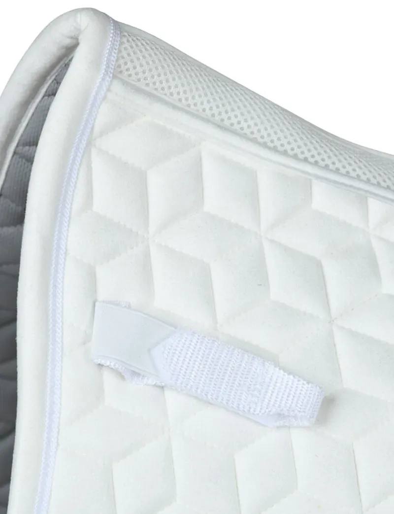 WeatherBeeta Suede Elite Air-Tec All Purpose Saddle Pad - White-2