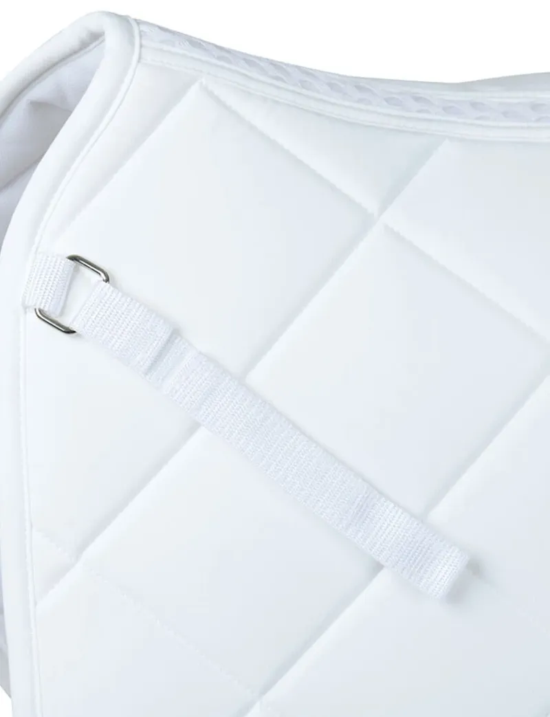 WeatherBeeta Soft Shell Pro 3D Air-Tec Dressage Saddle Pad - White-4