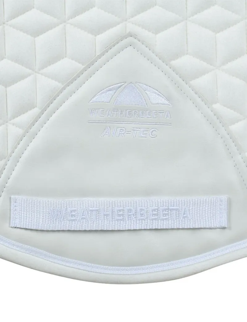 WeatherBeeta Suede Elite Air-Tec All Purpose Saddle Pad - White-4