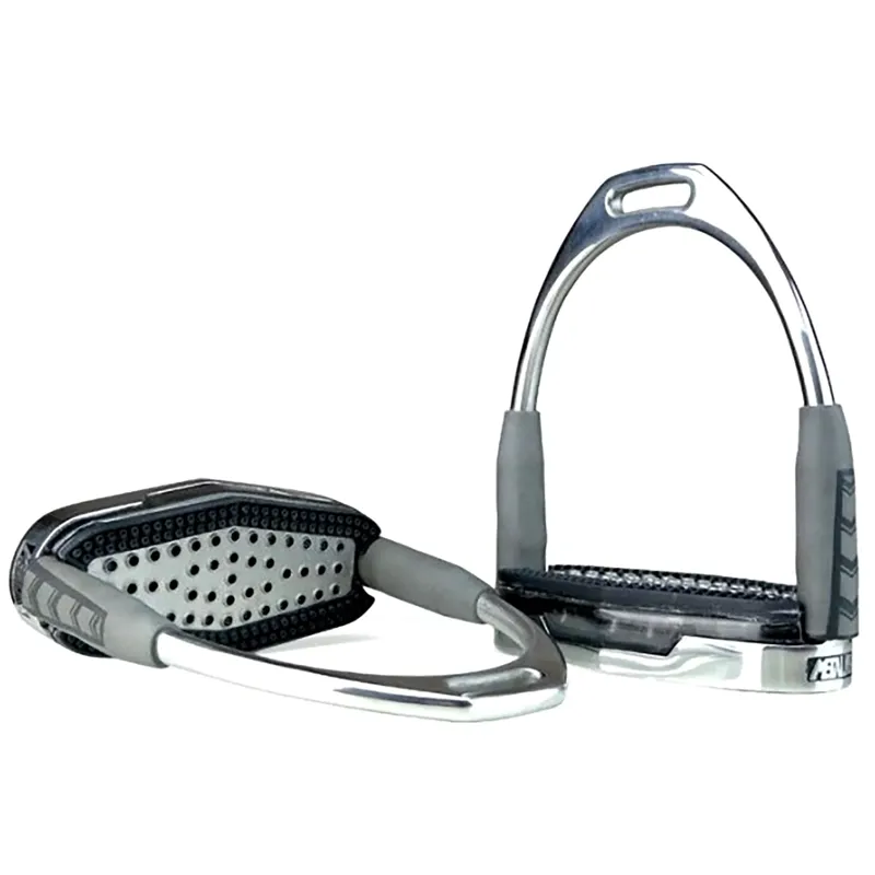 John Whitaker Air Cushioned Stirrup Irons - Silver
