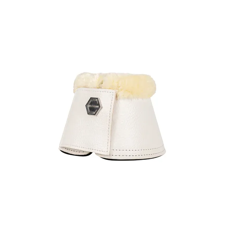 Coldstream Bowden Over Reach Boots - White-1