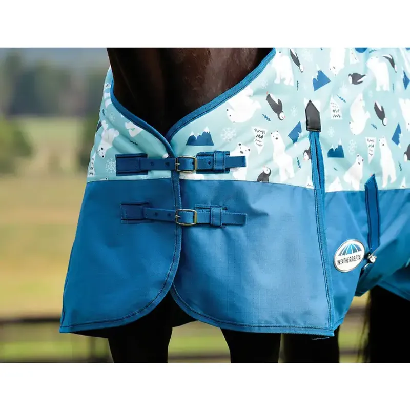 WeatherBeeta ComFiTec Essential 220g Turnout Rug - Winter Print-1