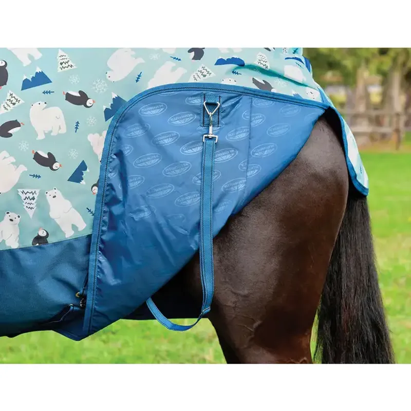 WeatherBeeta ComFiTec Essential 220g Turnout Rug - Winter Print-4