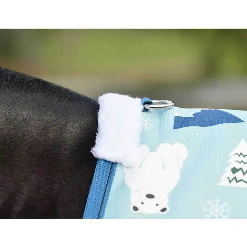 WeatherBeeta ComFiTec Essential 220g Turnout Rug - Winter Print-2