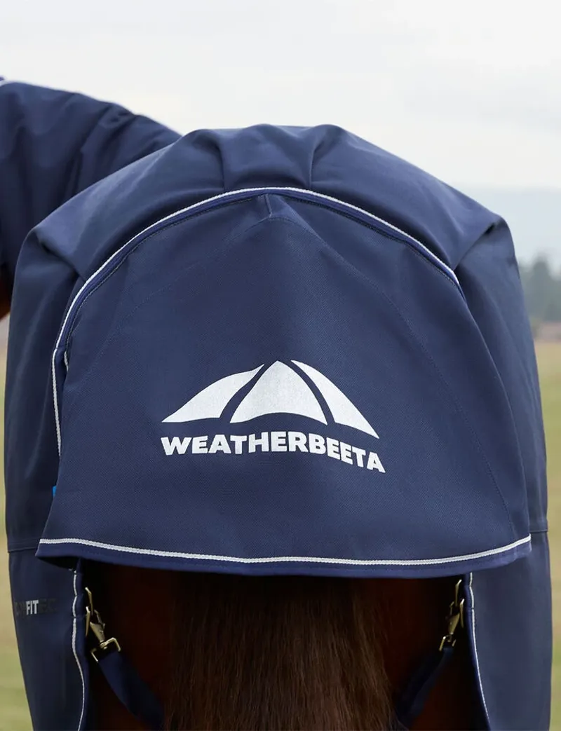 WeatherBeeta ComFiTec Ultra 220g Turnout Detach-A-Neck Rug - Navy-6