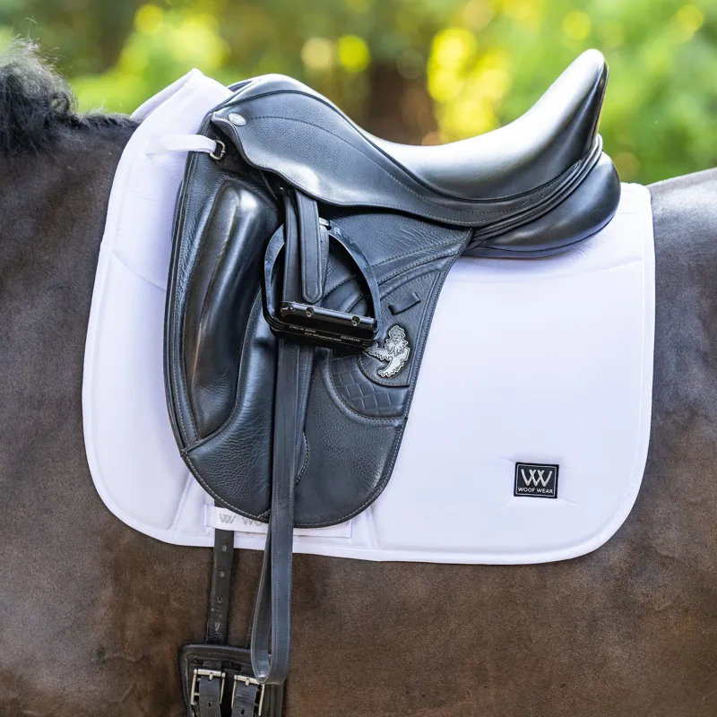 Woof Wear Elite Comfort Dressage Saddlepad - White