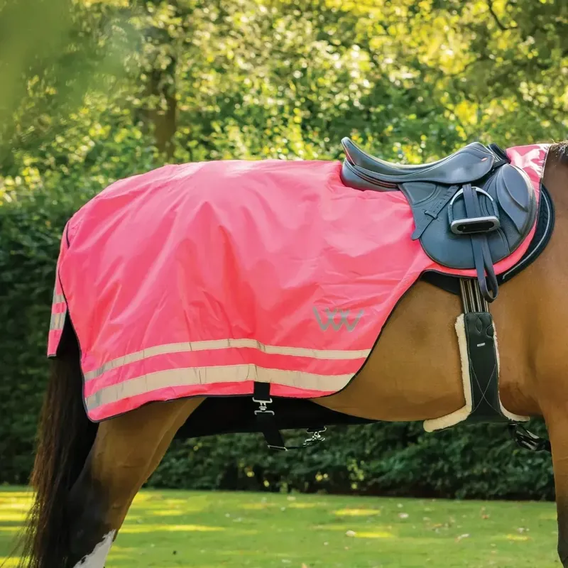Woof Wear Winter Exercise Sheet - Hi Vis Pink