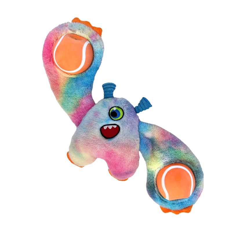 KONG Woozles Monster Dog Toy - Assorted Colours