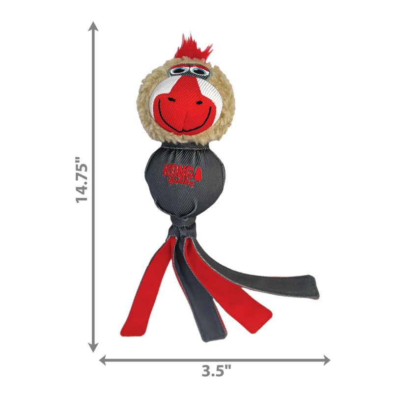 KONG Wubba Zoo - Mandrill -3