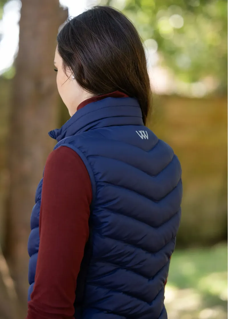 Woof Wear Ladies Heated Gilet - Navy-2