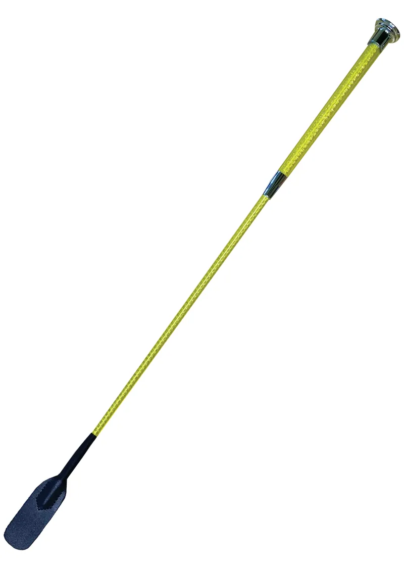 Woof Wear Gel Fusion Riding Whip - Hi Vis Yellow 60cm