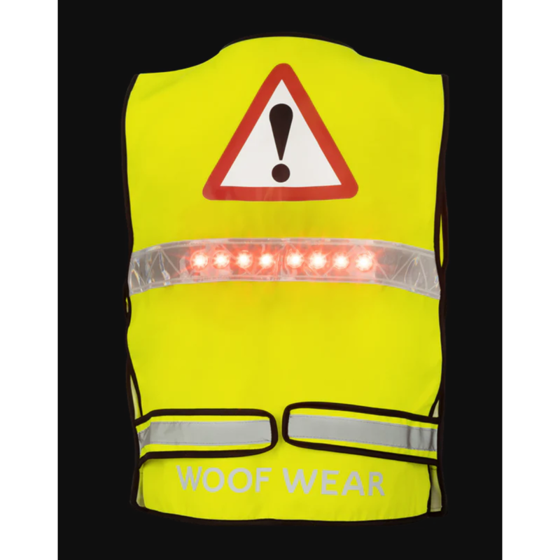 Woof Wear LED Hi Vis Riding Vest - Hi Vis Yellow-1