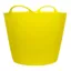 Red Gorilla Tubtrug Flexible Medium 26L Bucket - Yellow