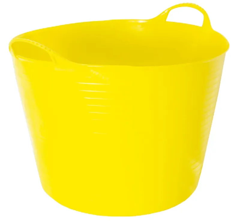 Red Gorilla Flexible Large Tub 38L - Yellow