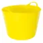 Red Gorilla Flexible Large Tub 38L - Yellow