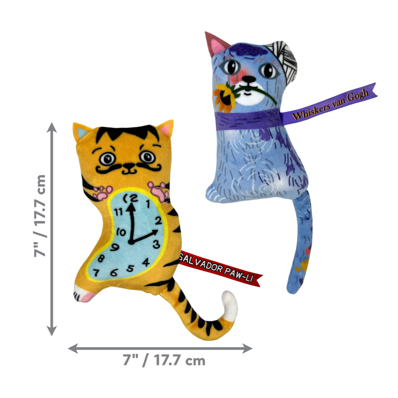 KONG Cat Artz Dali and Van Gogh - 2 pack-1