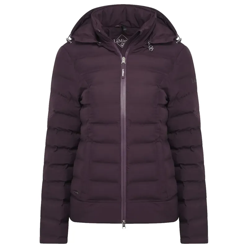 LeMieux Ladies Brooke Waterproof Hybrid Jacket - Damson-1
