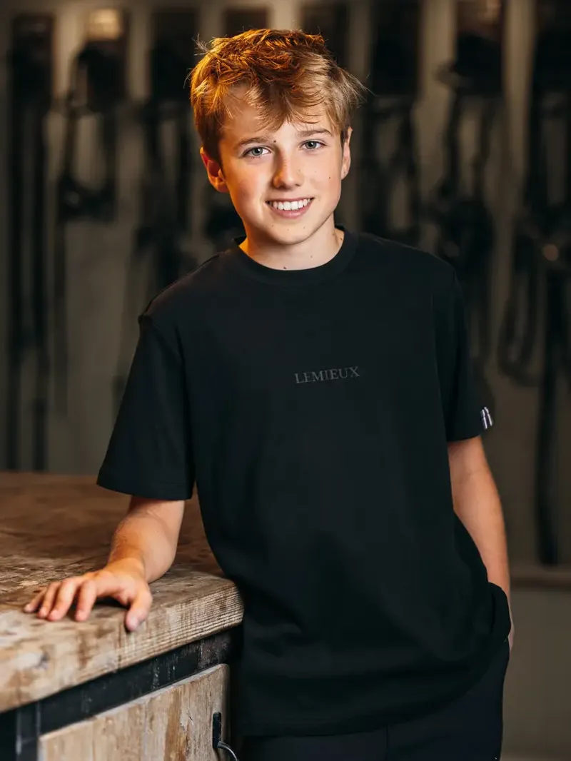 LeMieux Young Rider Boys T-Shirt - Black-2