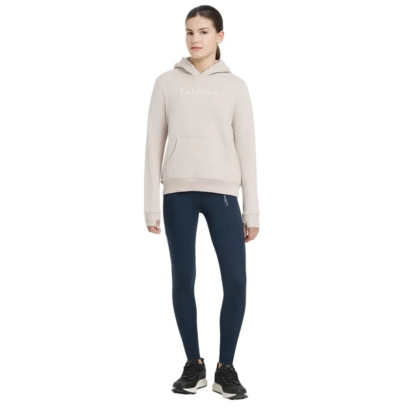 LeMieux Young Rider Classique Hoodie - Stone-3
