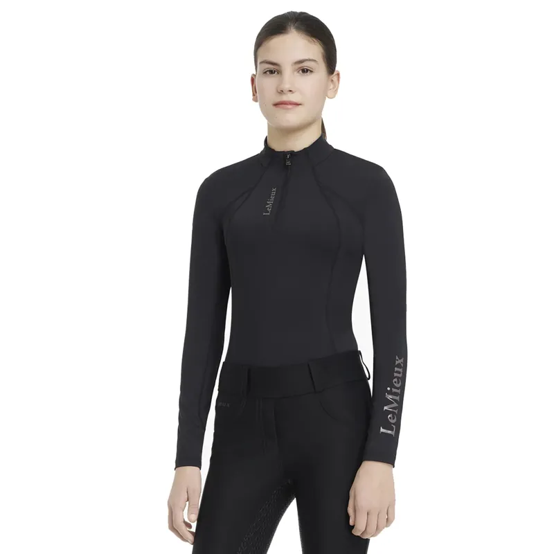 LeMieux Young Rider Classique Base Layer UV50 - Black-2