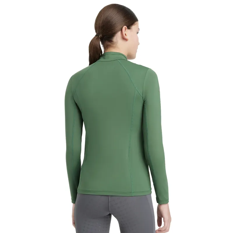 LeMieux Young Rider Classique Base Layer UV50 - Hunter Green-2