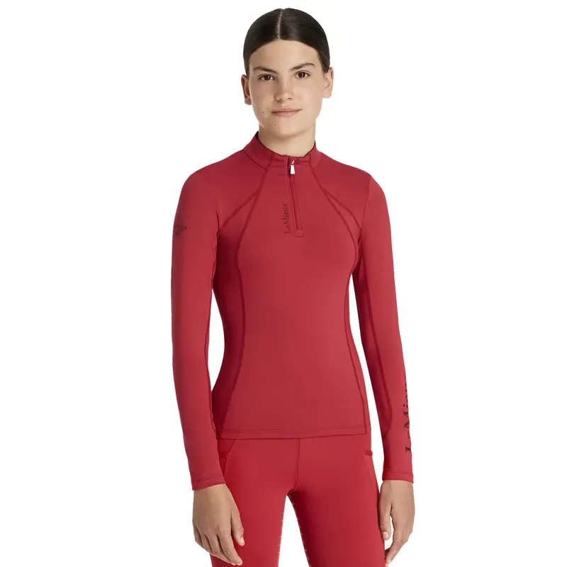 LeMieux Young Rider Classique Base Layer UV50 - Chilli-1