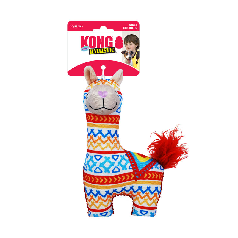 KONG Ballistic Vibez Llamas - Assorted Characters 