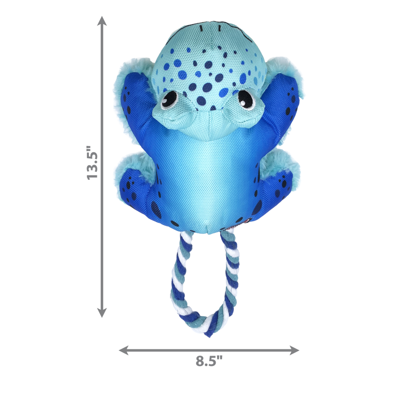 KONG Cozie Tuggz Frog - Small/ Medium -1