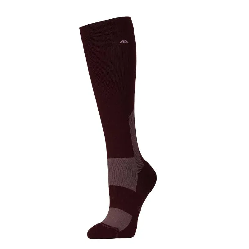 WeatherBeeta Performance Knee Length Riding Sock Mulberry/Mauve Wine 